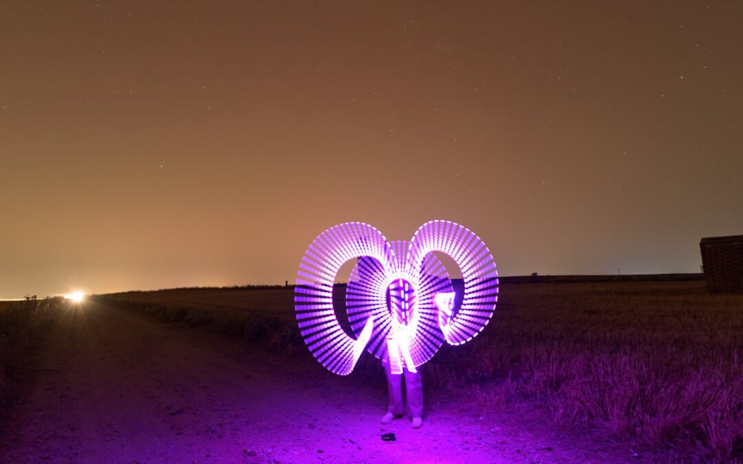 Lightpainting en Caudilla